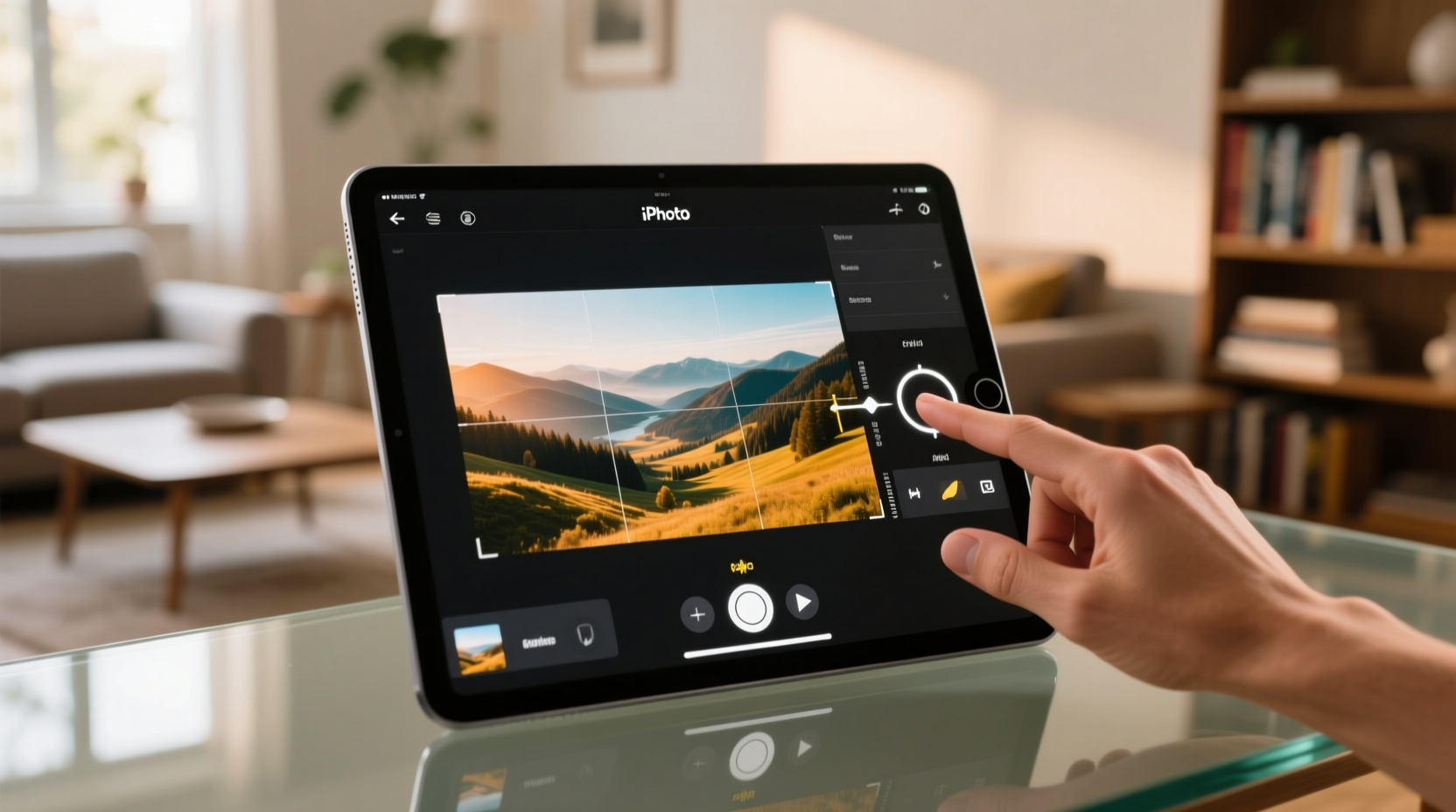 iphoto brings multi touch photo editing to ipad and iph
