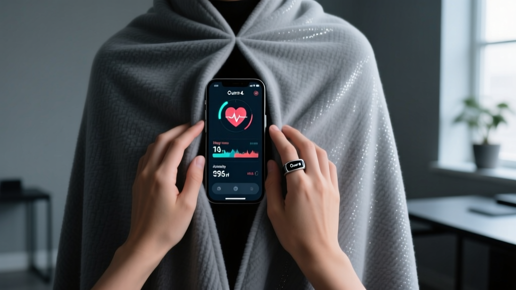 Smart Ring vs Watch: Tracking Under a Blanket With Slit in Middle