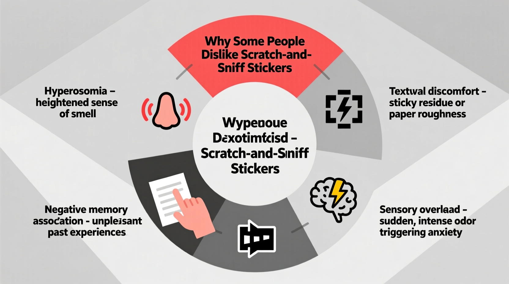 why do some people hate scratch and sniff stickers and is it a sensory issue