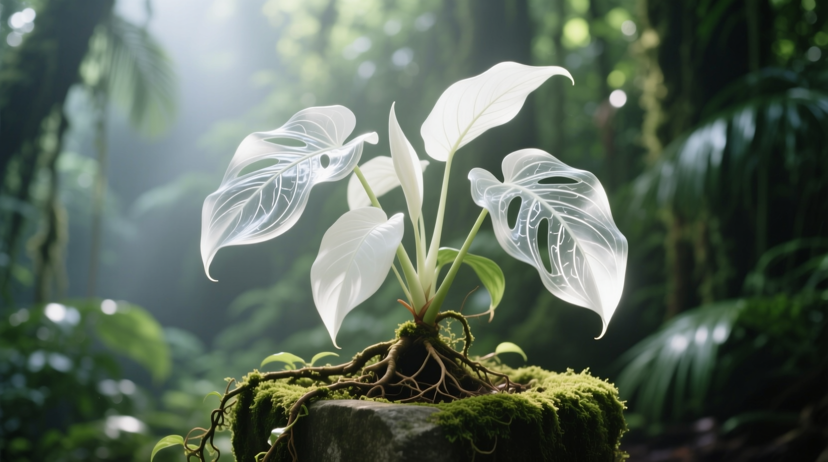 white philodendron