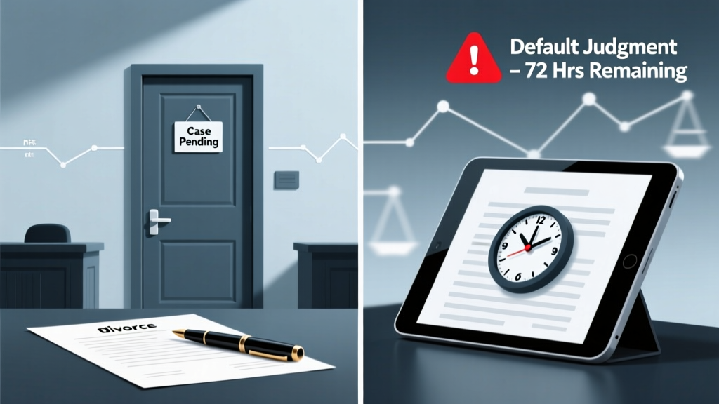 Divorce Court No-Show: Default Judgment Risks (2026)