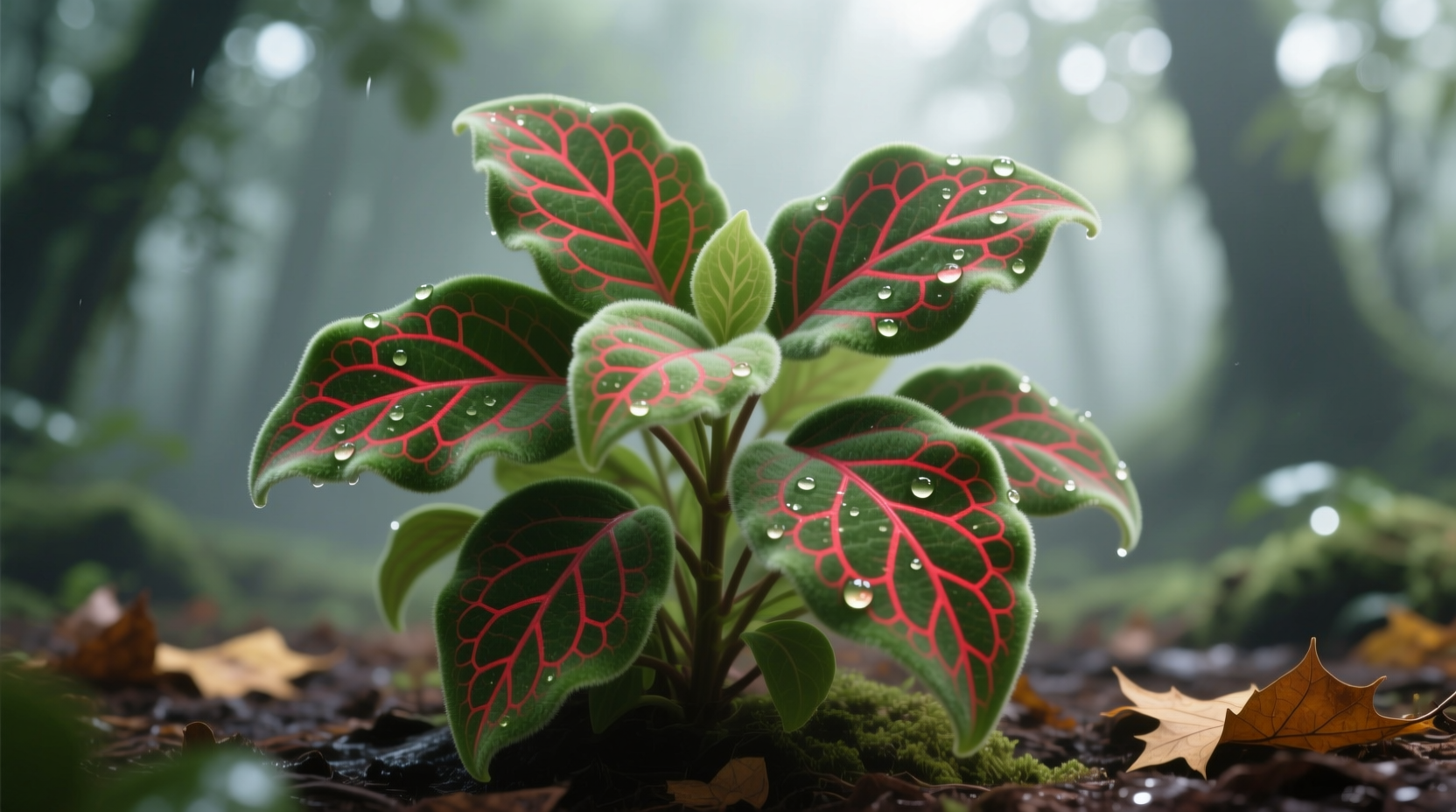 fittonia red vein plant