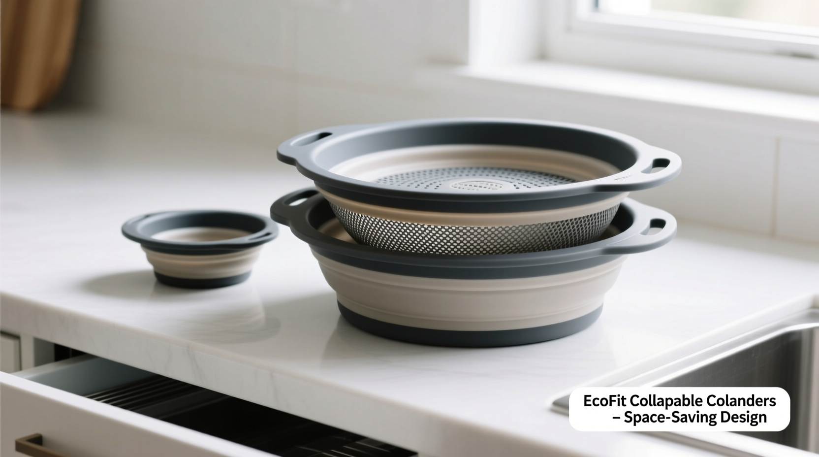 best collapsible colanders that save drawer space without sacrificing function