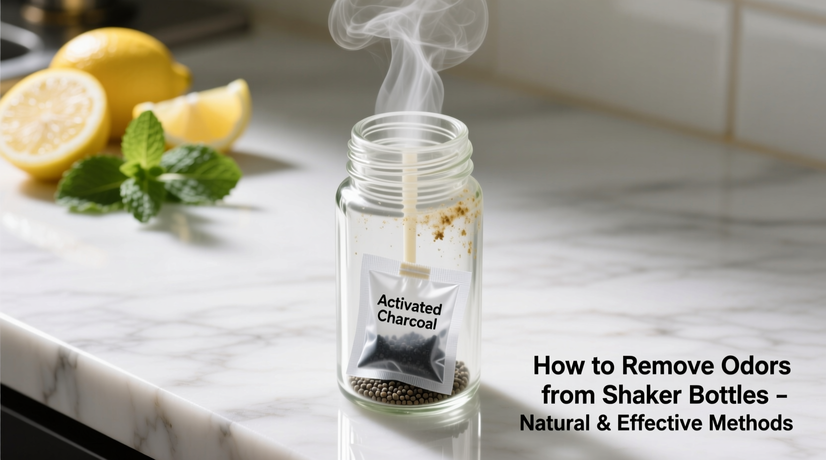 how to get smell out of shaker bottle when soap is not working