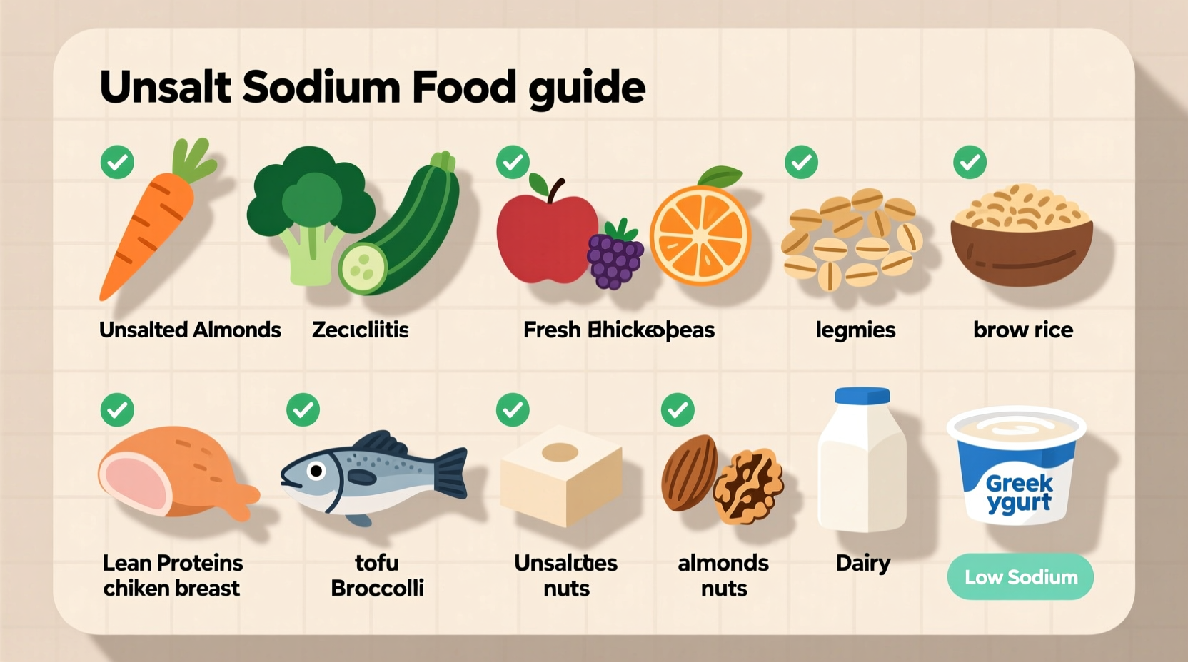 what foods are low in sodium