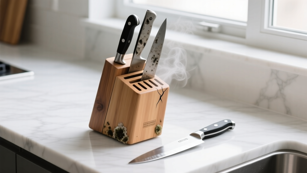 5 Proven Knife Block Signs It Needs Cleaning Fast