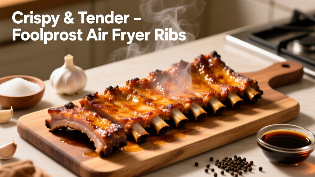 How to Air Fry Pork Ribs: Crispy, Tender & Foolproof