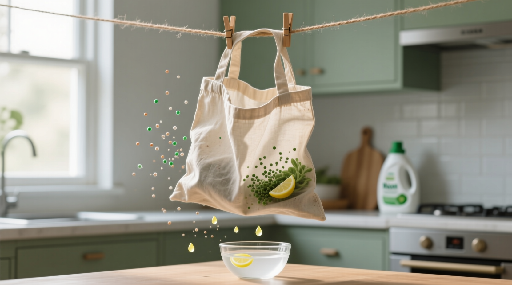 how to clean reusable produce bags safely