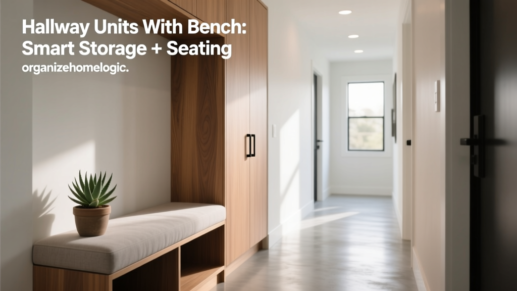 Hallway Units With Bench: Smart Storage + Seating
