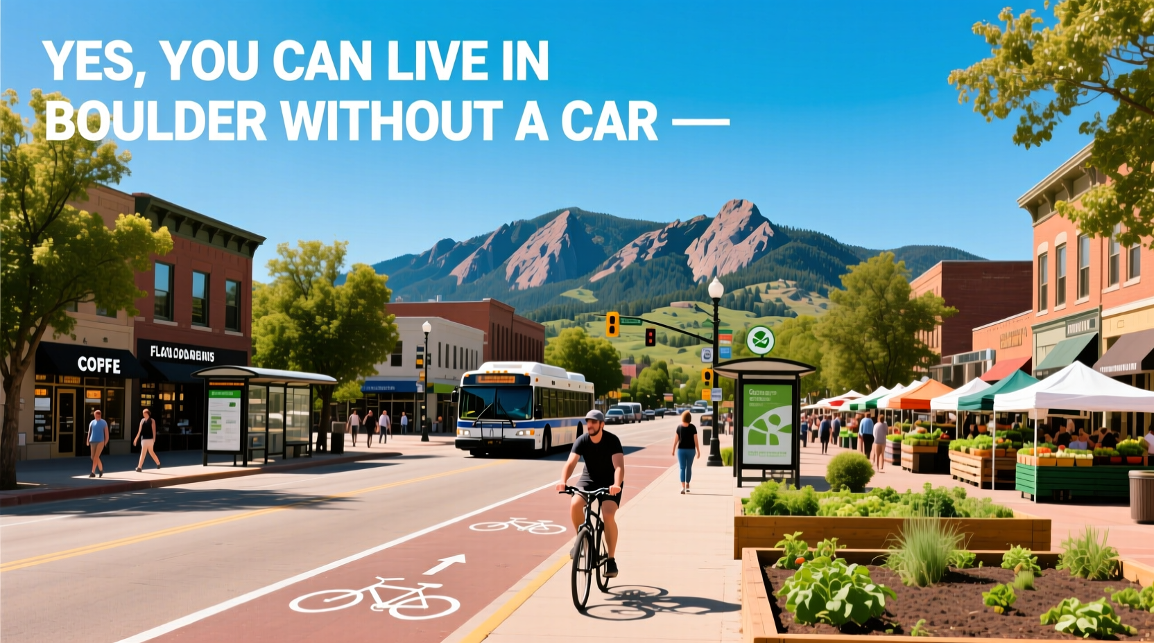 can you live in boulder without a car