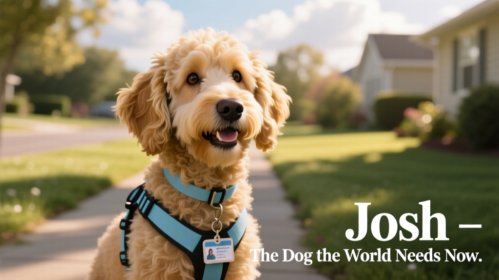 Josh the Special Needs Goldendoodle Is the Inspirational Dog the World Needs Now