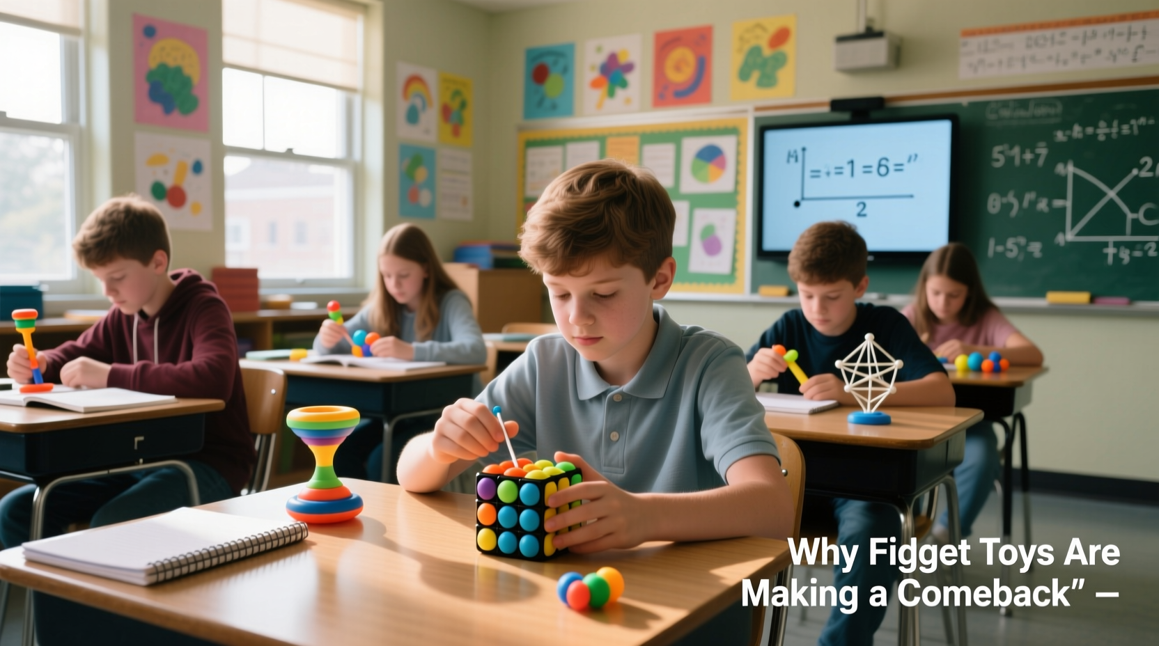 why are fidget toys making a comeback in high school classrooms