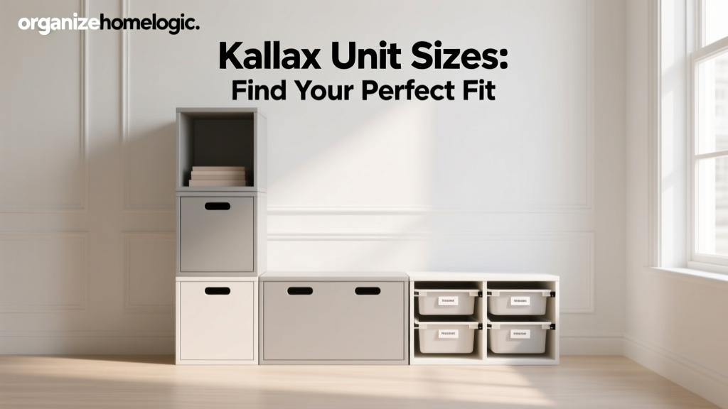 Kallax Unit Sizes: Find Your Perfect Fit