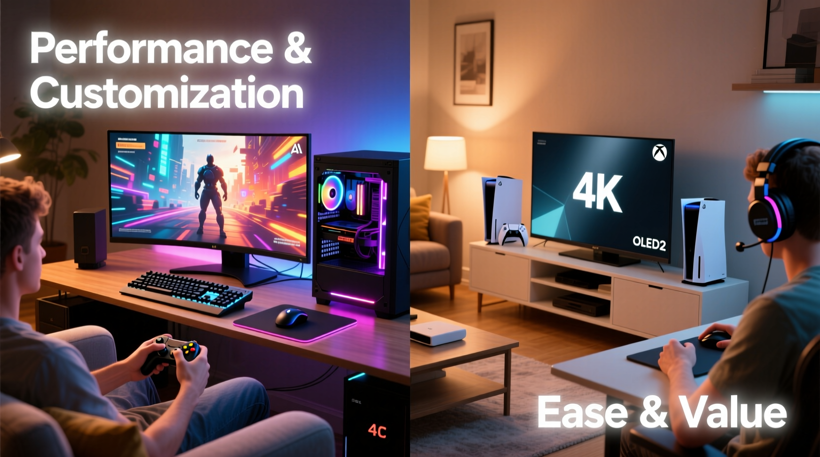 pc gaming vs console in 2025 which offers better value for casual players
