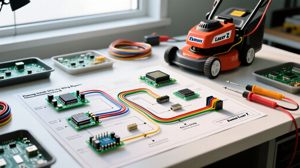 Planning Installs With the Wiring Diagram for Exmark Lazer Z
