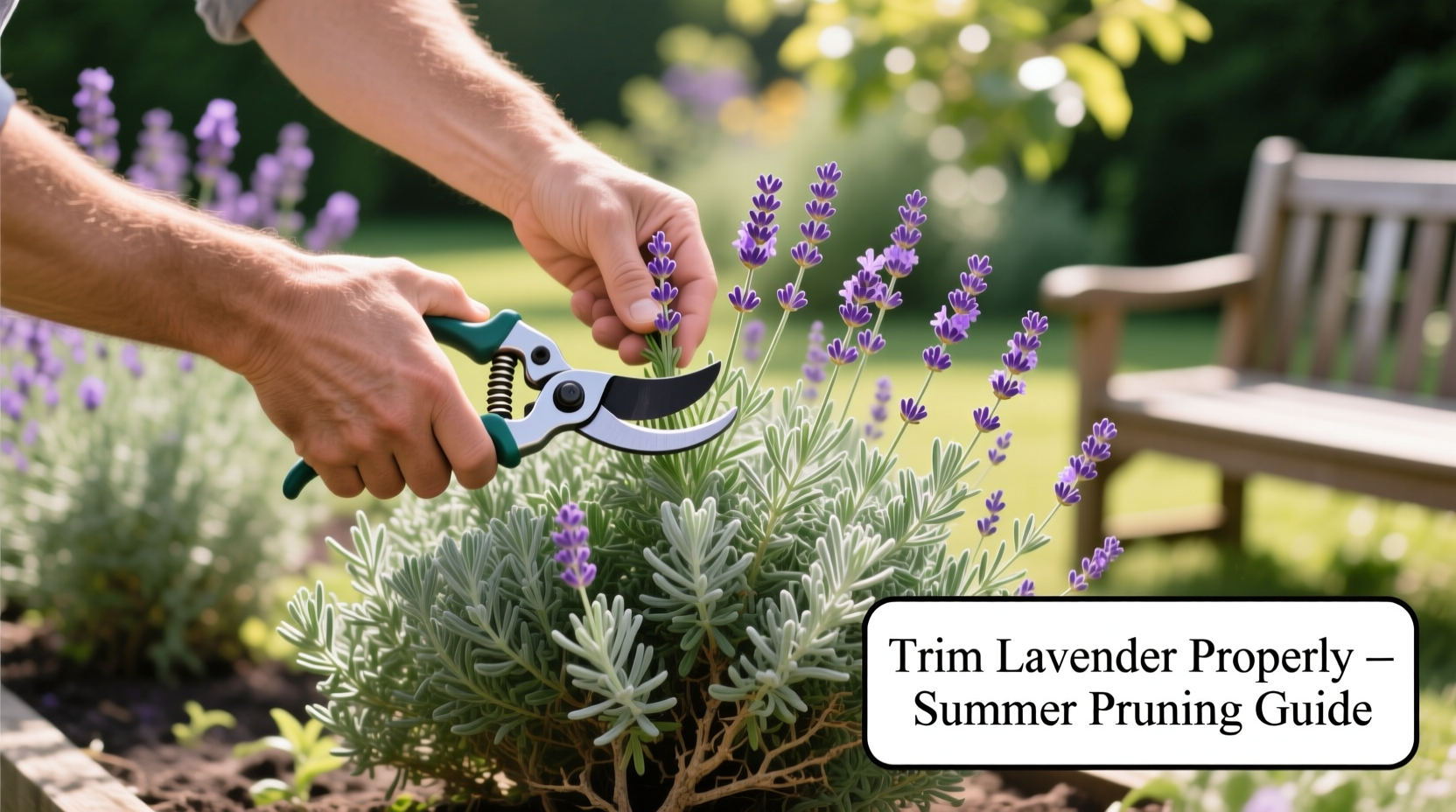 Trim Lavender in 3 Steps | TheHomeSprouts