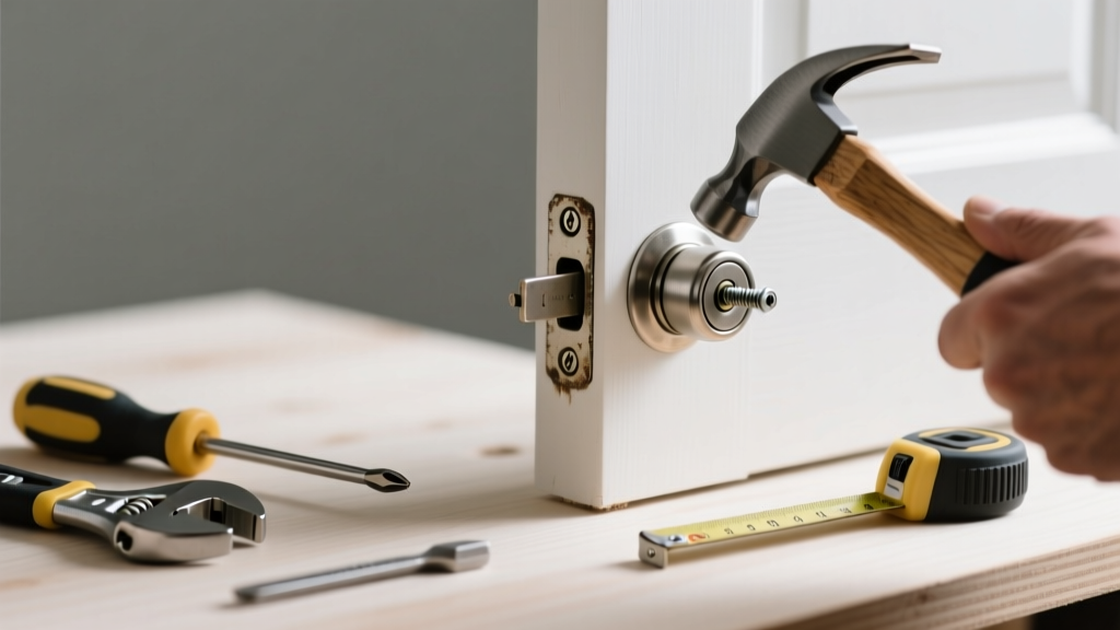 Fixing a Noisy, Misaligned Door Deadbolt