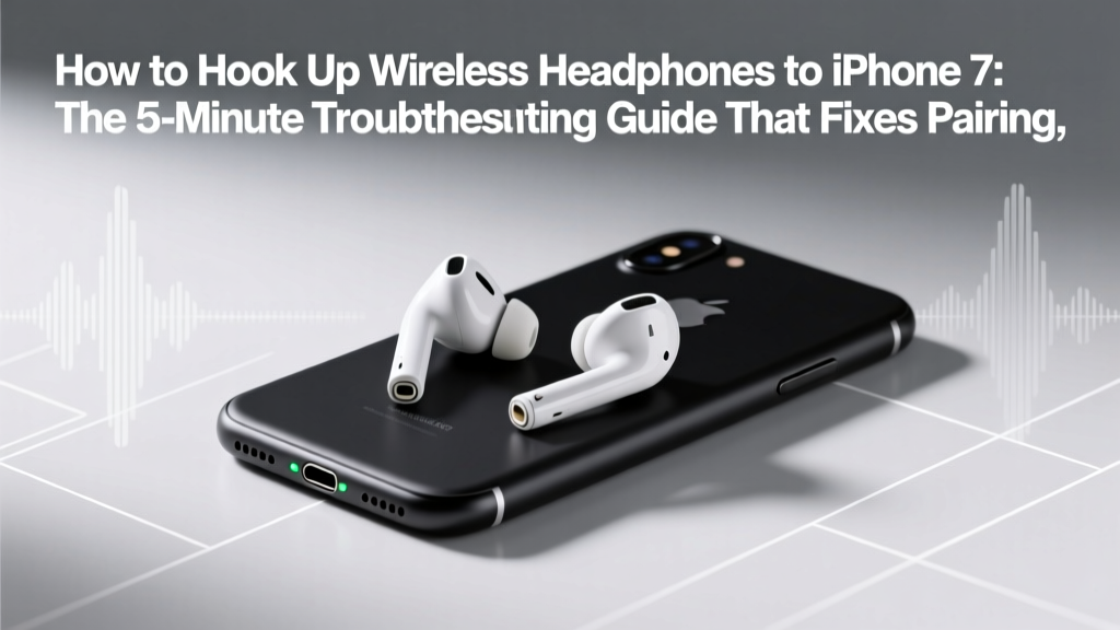 Wireless Headphones to iPhone 7: Fix Pairing & Audio Issues