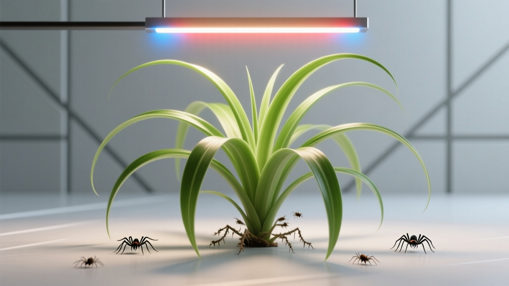 Spider Plant Pest Control Light: Timing, Spectrum, Placement