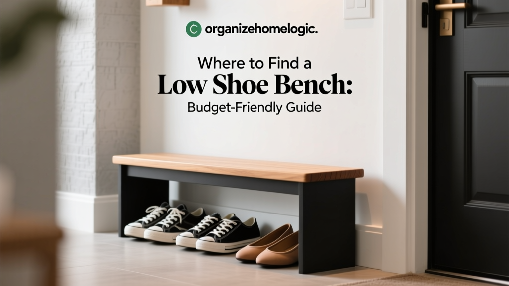 Where to Find a Low Shoe Bench: Budget-Friendly Guide