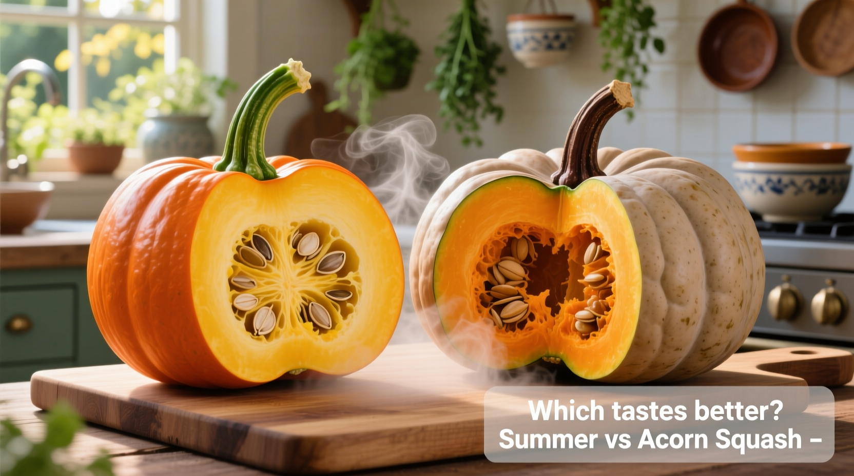 what is better tasting summer or acorn squash