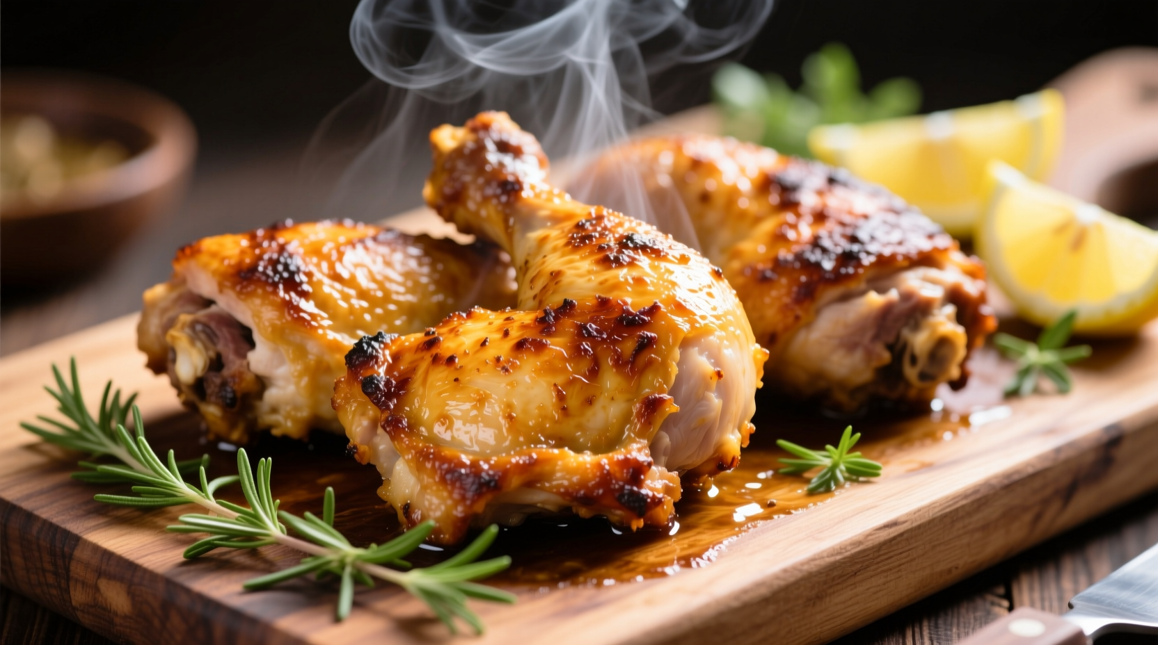 what temperature to cook chicken thighs