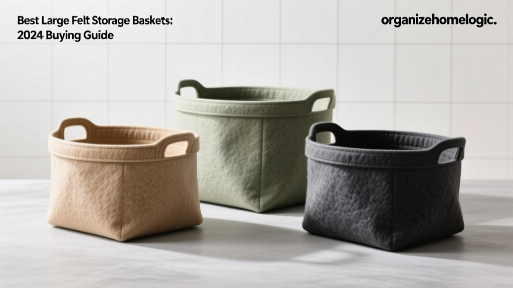 Best Large Felt Storage Baskets: 2024 Buying Guide