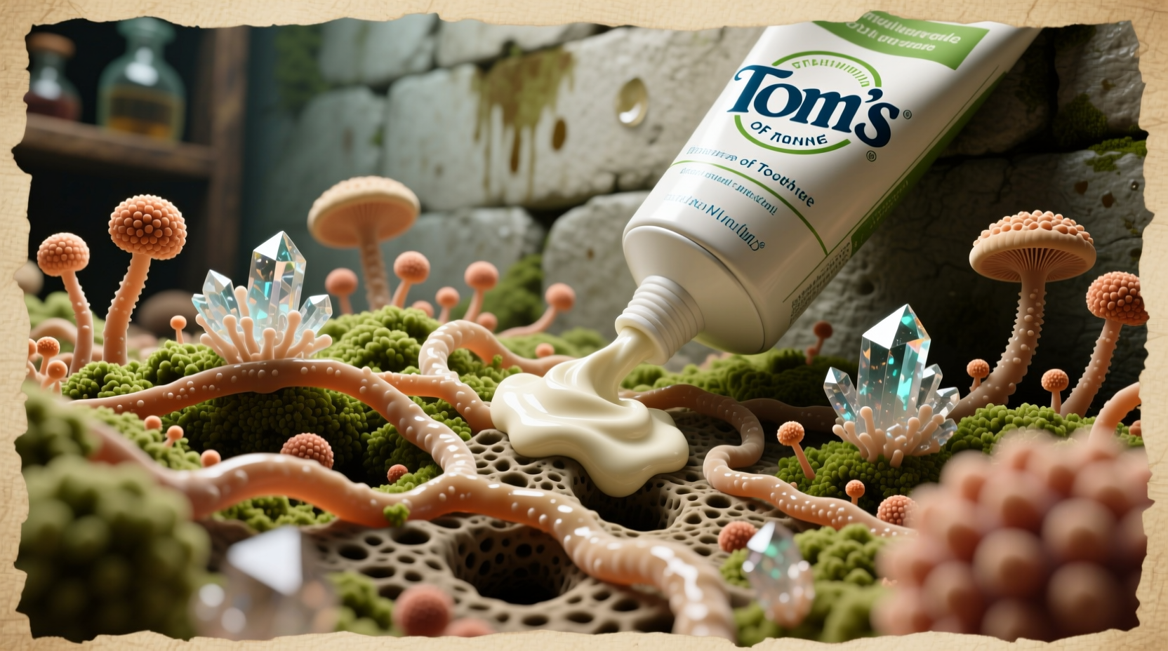 bacteria mold toms of maine toothpaste