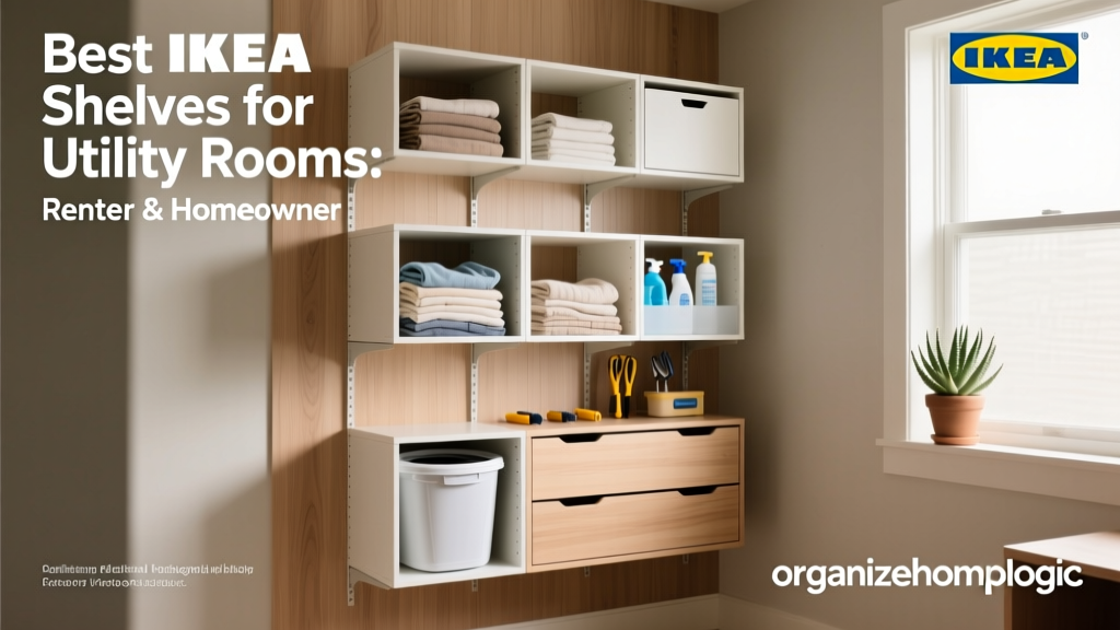 Best IKEA Shelves for Utility Rooms: Renter & Homeowner