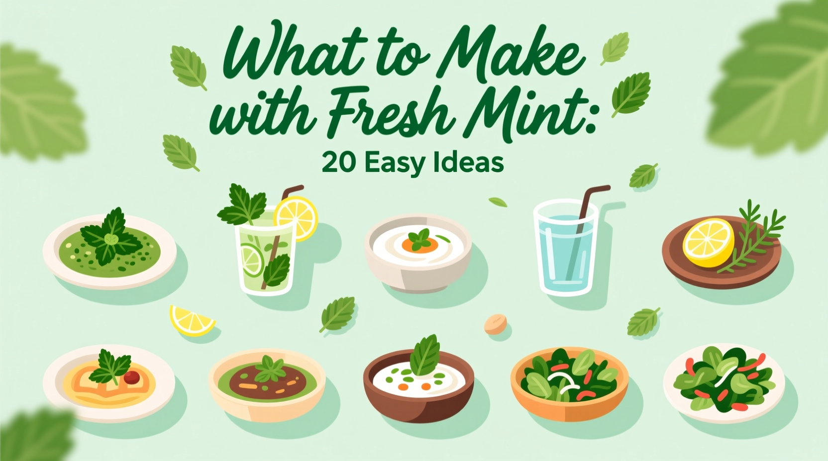 20 Fresh Mint Ideas You'll Love | TheHomeSprouts