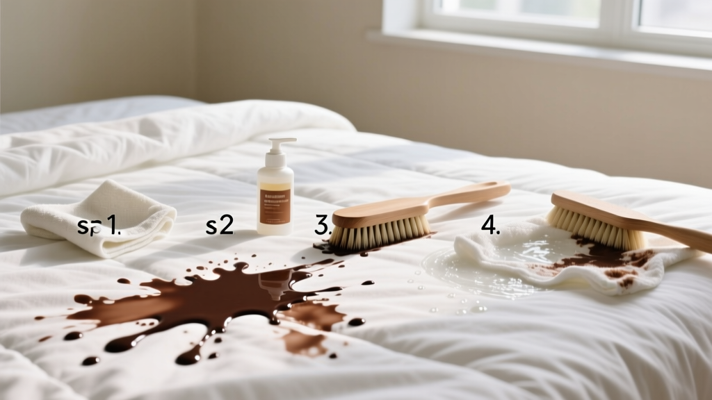 Proven: How to Get Chocolate Out of Comforter Fast