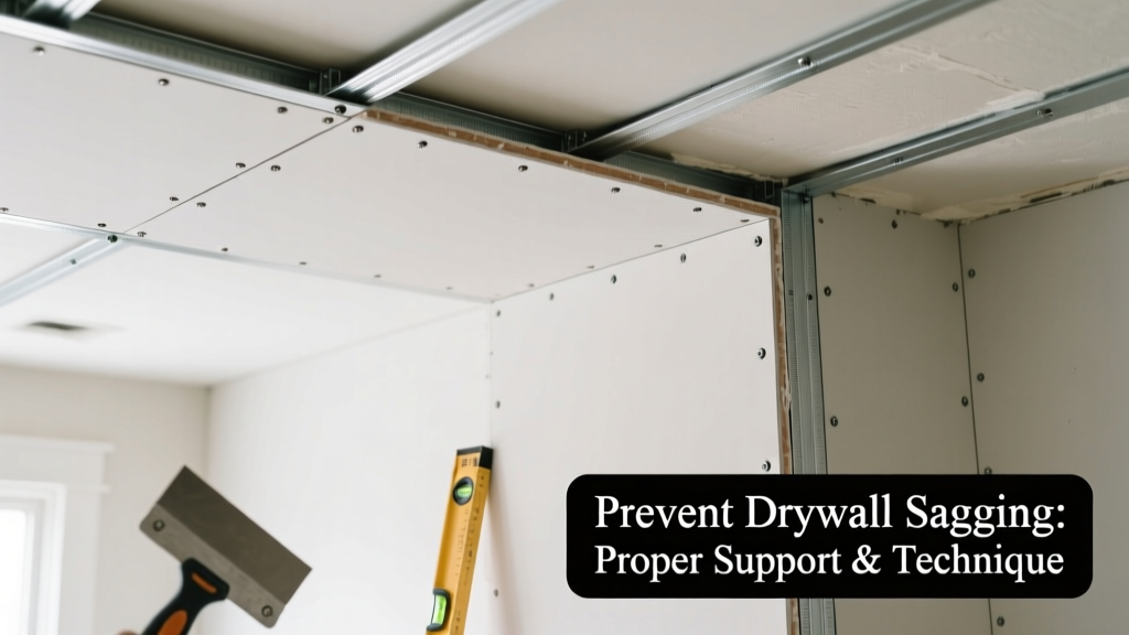 How to Prevent Drywall Sagging in Ceilings and Walls