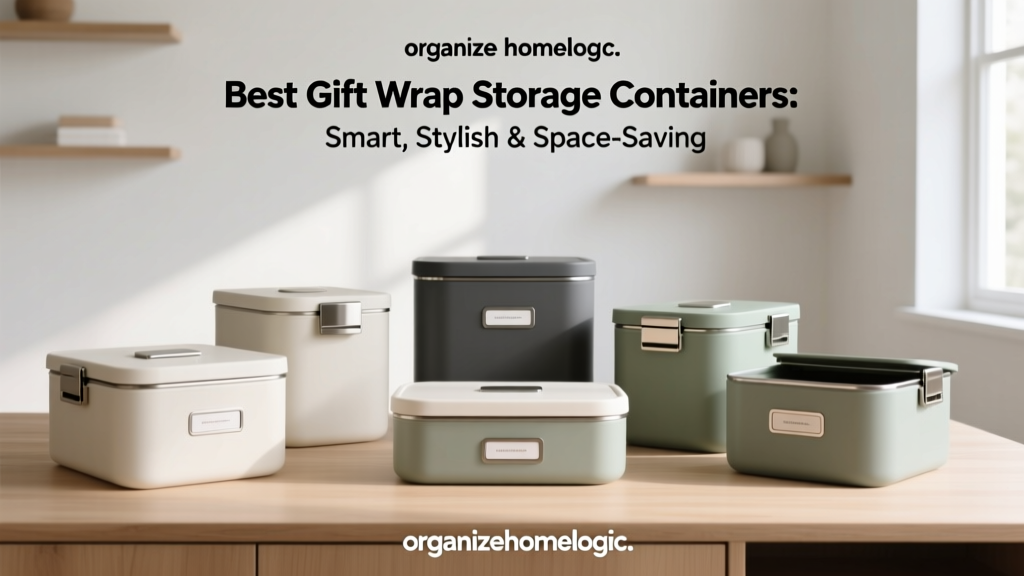 Smart Gift Wrap Storage: Stylish & Space-Saving