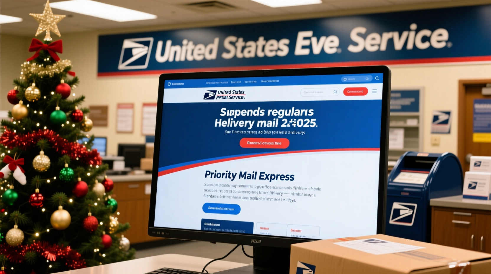 does usps work on christmas eve