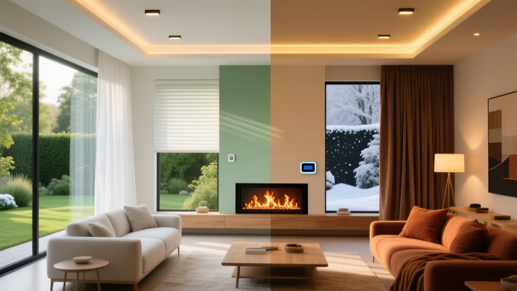 Seasonal Smart Living Room: Summer and Winter Automations