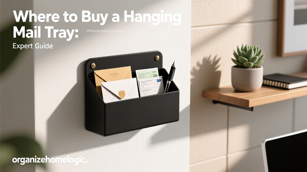 Where to Buy a Hanging Mail Tray: Expert Guide