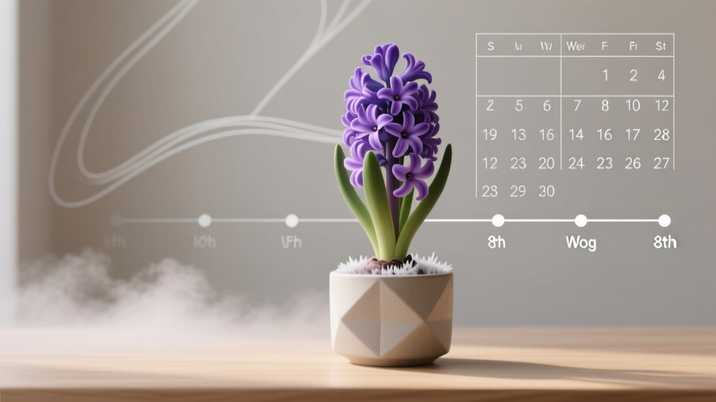 Indoor Hyacinths for Christmas: 12-Week Planting Guide