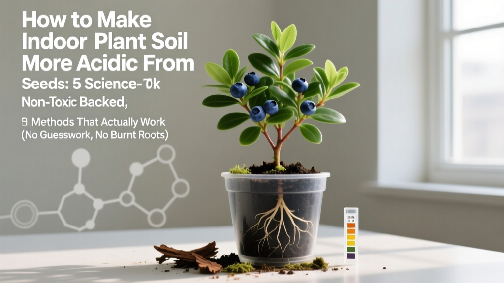 How to Make Indoor Plant Soil More Acidic From Seeds