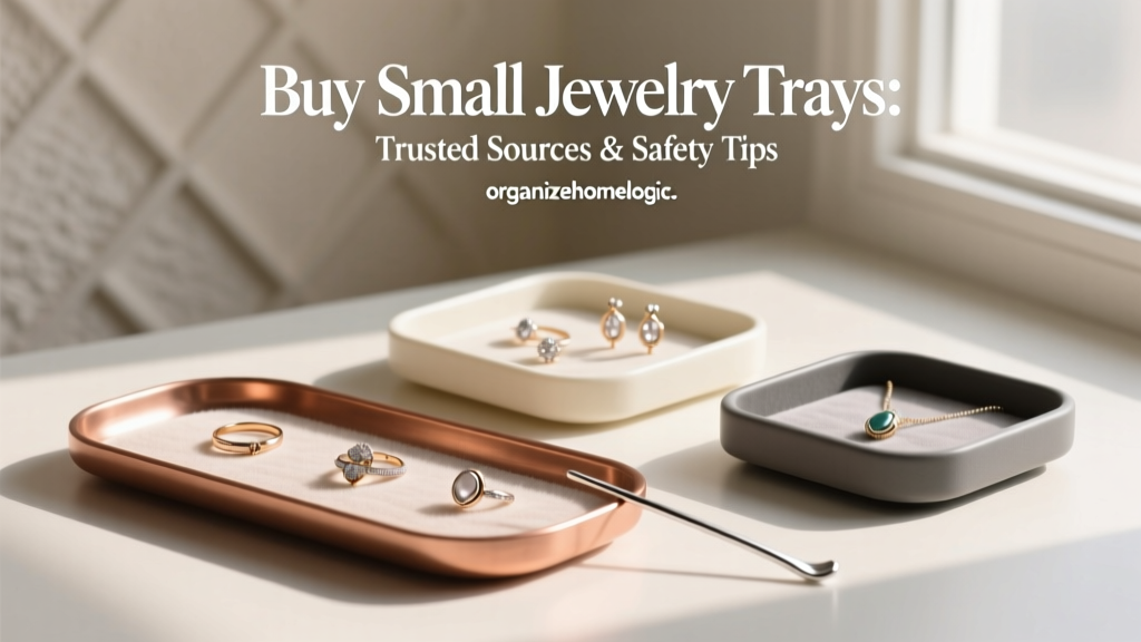 Buy Small Jewelry Trays: Trusted Sources & Safety Tips
