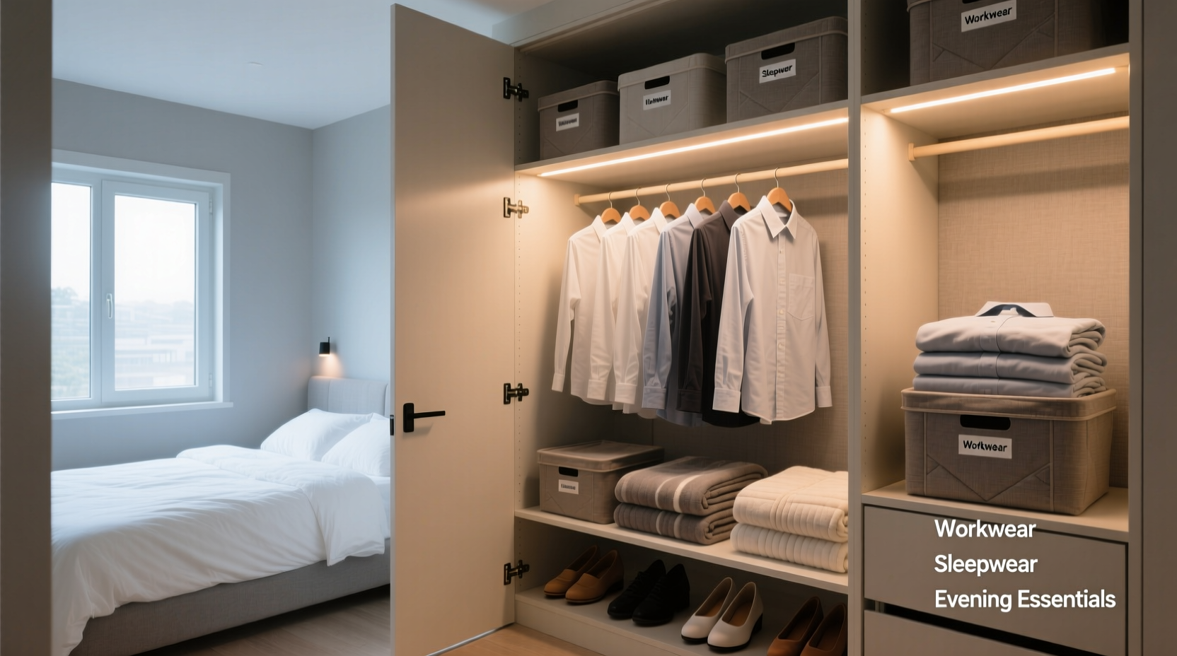 closet organization tips for better sleep