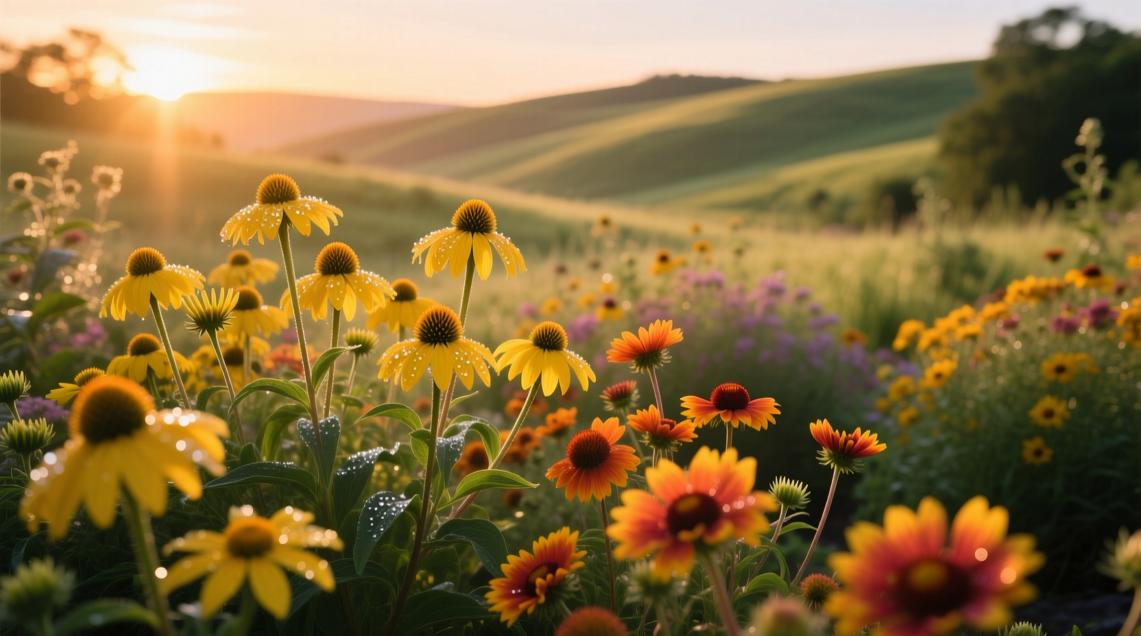 yellow and orange perennials