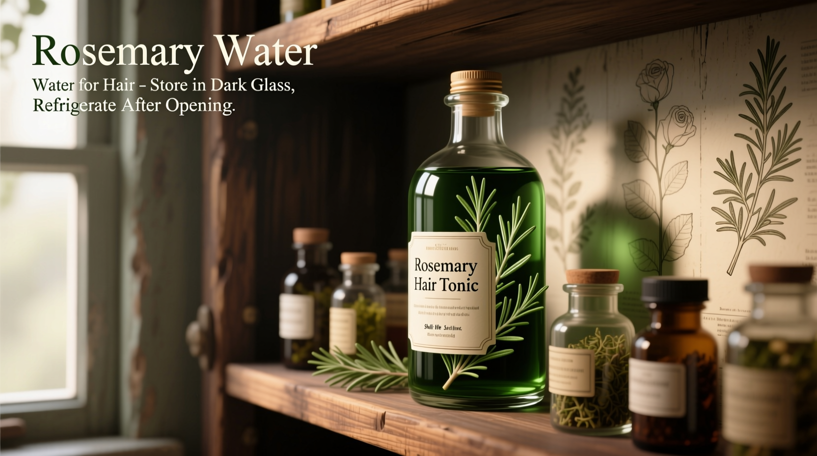 5 Ways to Store Rosemary Hair Water | TheHomeSprouts