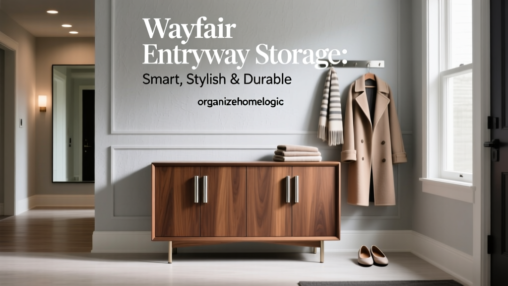 Wayfair Entryway Storage: Smart, Stylish & Durable