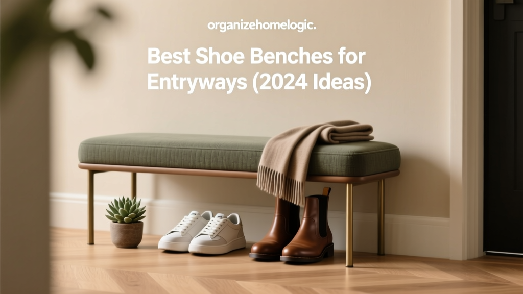 Best Shoe Benches for Entryways (2024 Ideas)