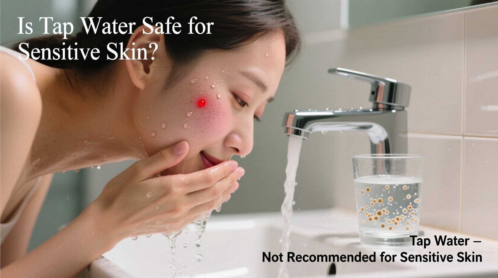 is tap water safe to use on your face if you have sensitive skin