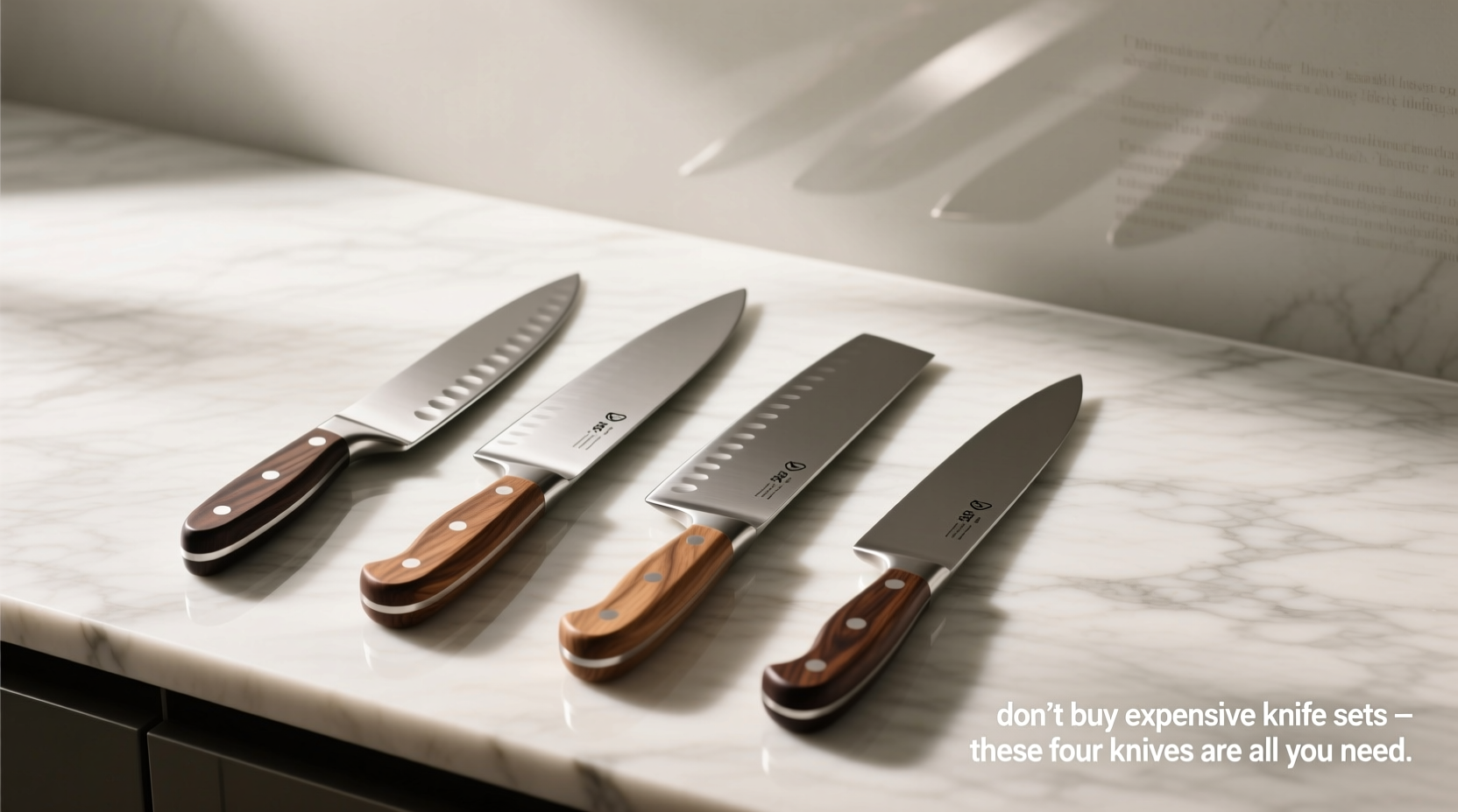 dont buy expensive knife sets these four knives are al