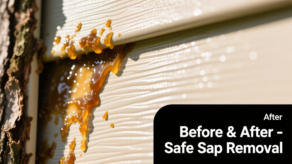 How to Remove Tree Sap from Vinyl Surfaces Safely