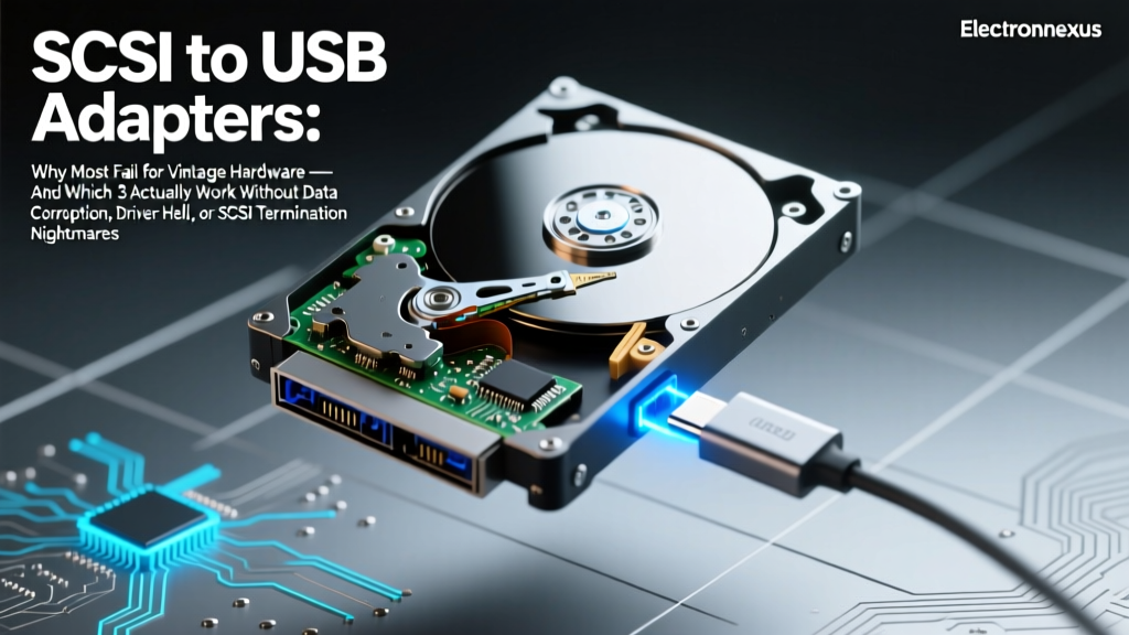 SCSI to USB Adapters: Why Most Fail for Vintage Hardware — And Which 3 Actually Work Without Data Corruption, Driver Hell, or SCSI Termination Nightmares
