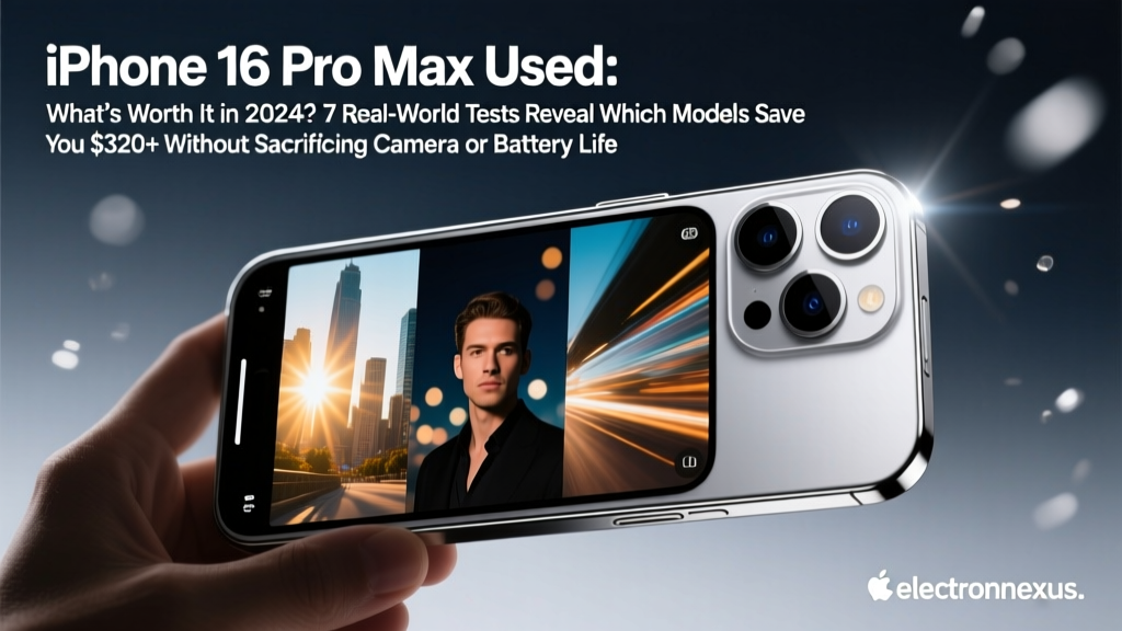 iPhone 16 Pro Max Used: What’s Worth It in 2024? 7 Real-World Tests Reveal Which Models Save You $320+ Without Sacrificing Camera or Battery Life