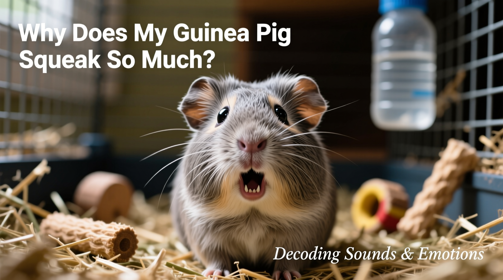 why does my guinea pig squeak so much decoding sounds and emotions